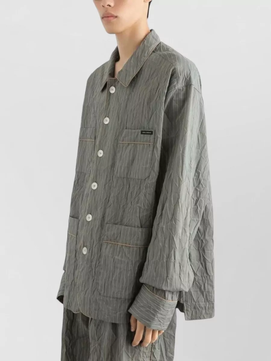 Dolce&Gabbana Striped Shirt Jacket