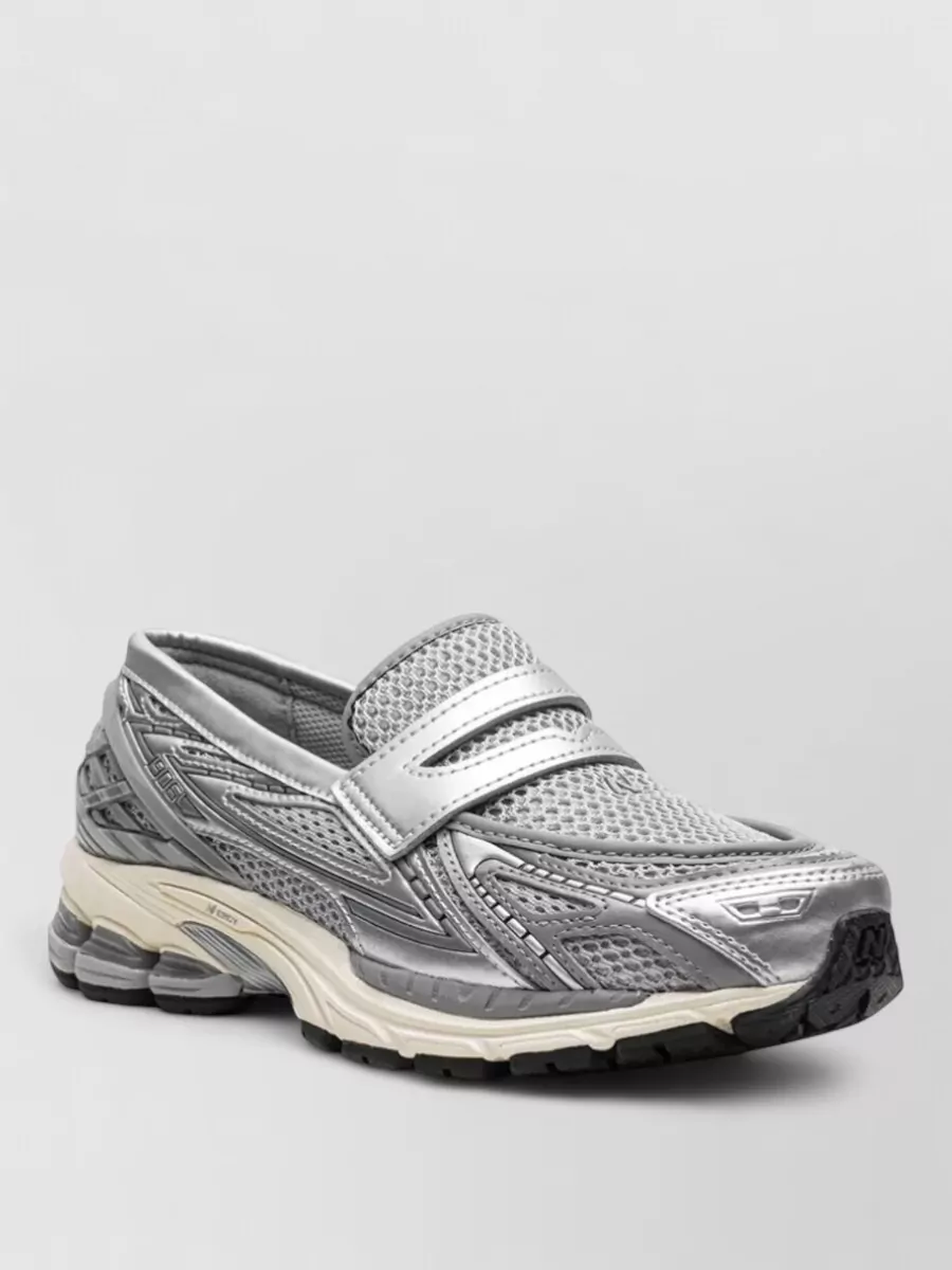 New Balance leather mesh slip-on sneakers