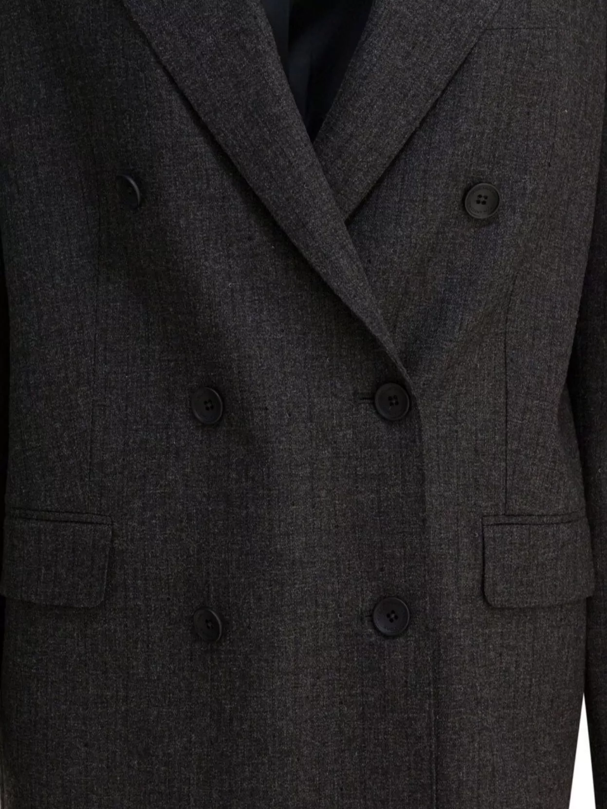 Tagliatore Tailored Jacket With Notched Lapels And Pockets In Black