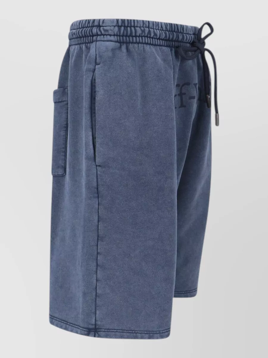 Off-White Straight Cotton Deck Shorts