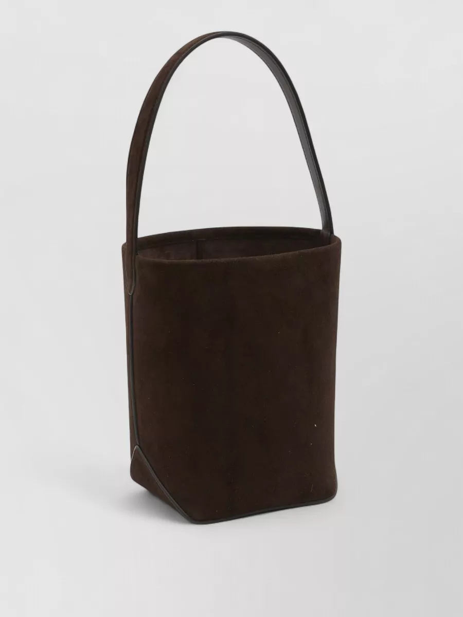 The Row Suede Leather Small Tote Bag