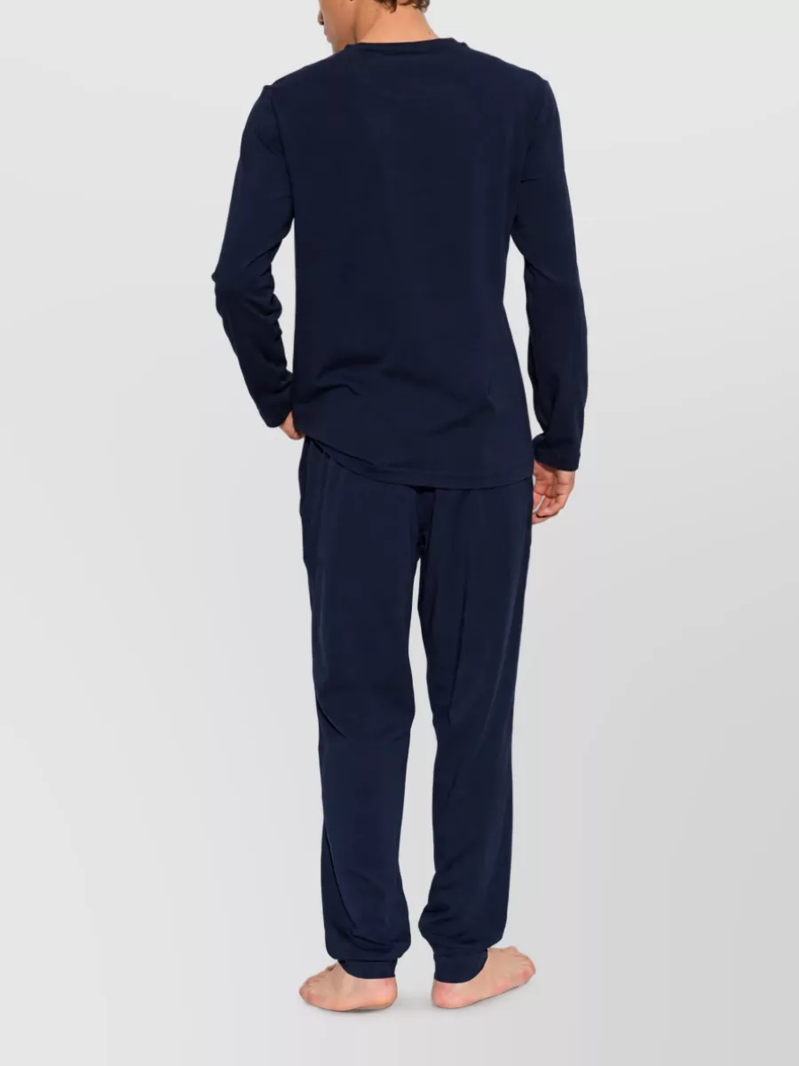 Emporio Armani Logo Print Pajama Set
