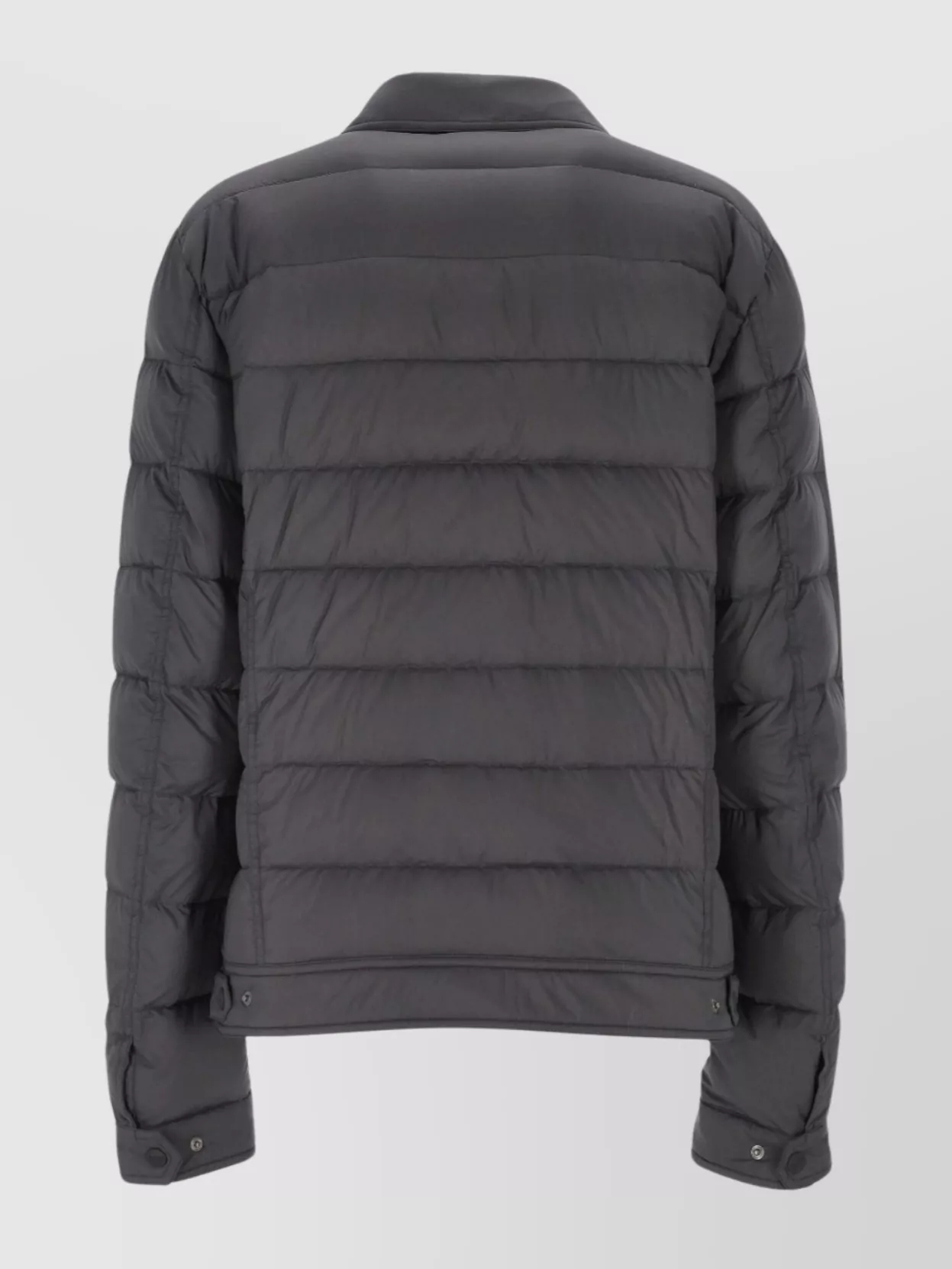 Herno Padded Chest Pocket Long Sleeve Jacket In Gray