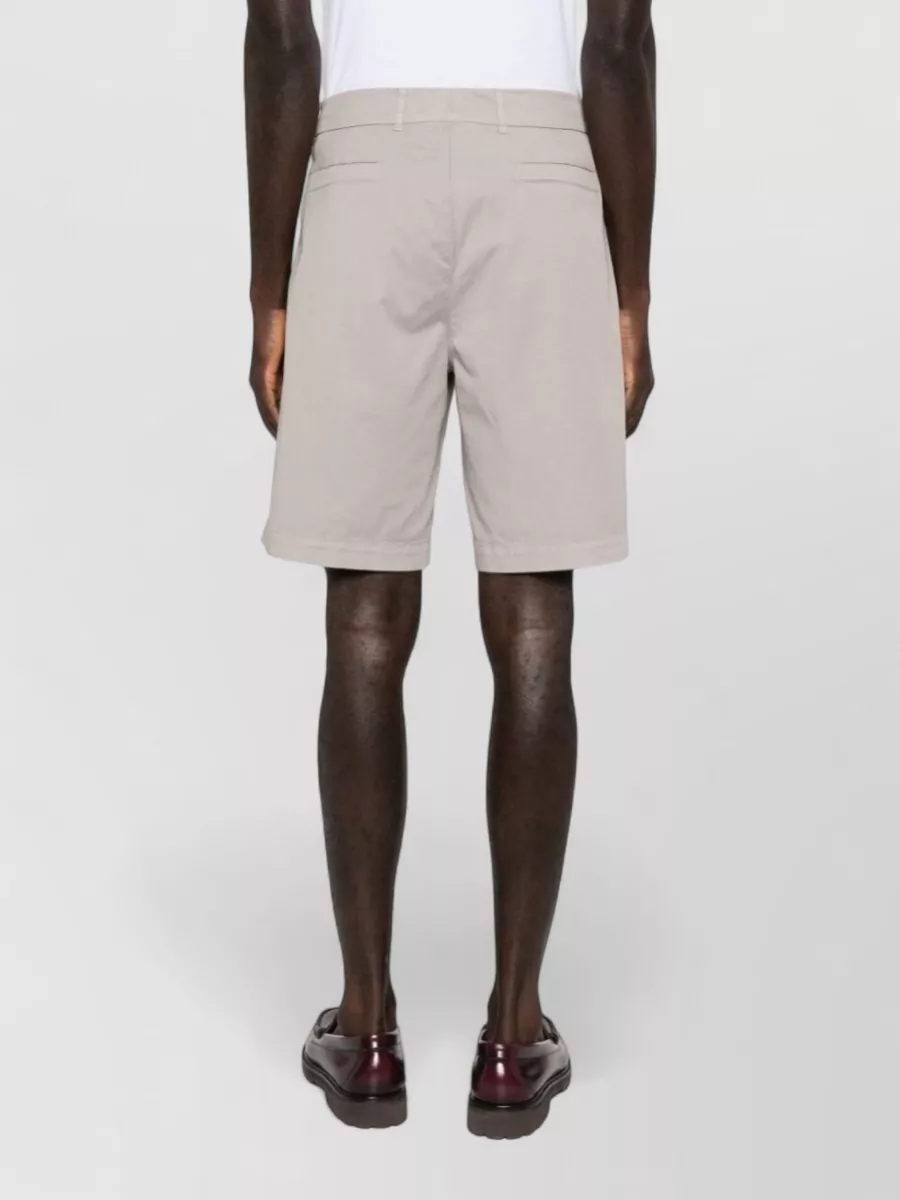 Brunello Cucinelli Cotton Bermuda Shorts With Side And Back Pockets