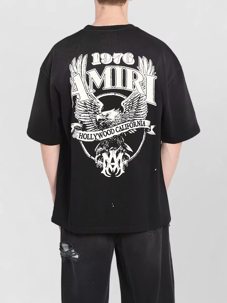 Amiri Cotton Oversized Printed T-Shirt