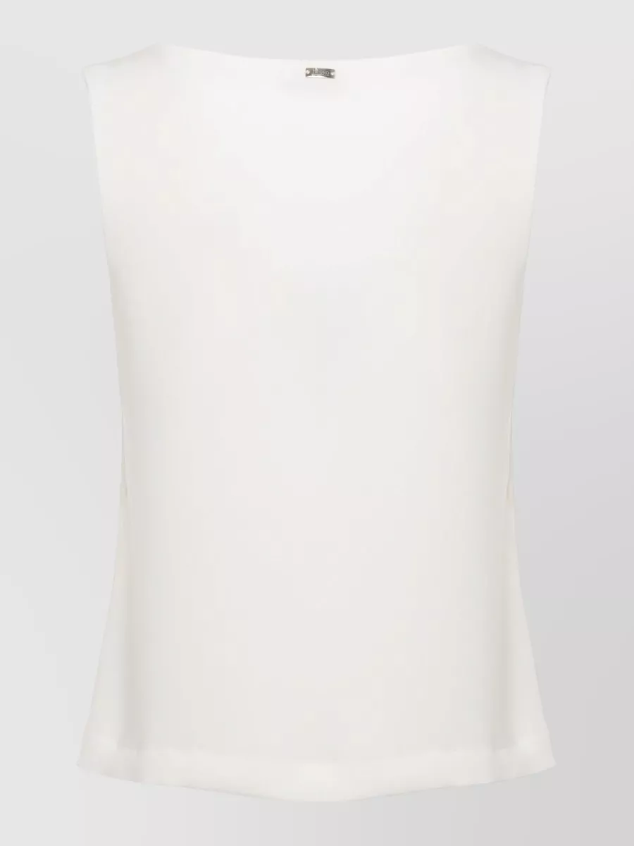 Herno Sleeveless V-Neck Top