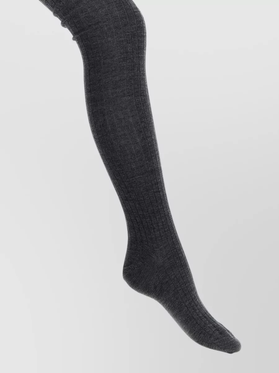Jil Sander ribbed wool tights