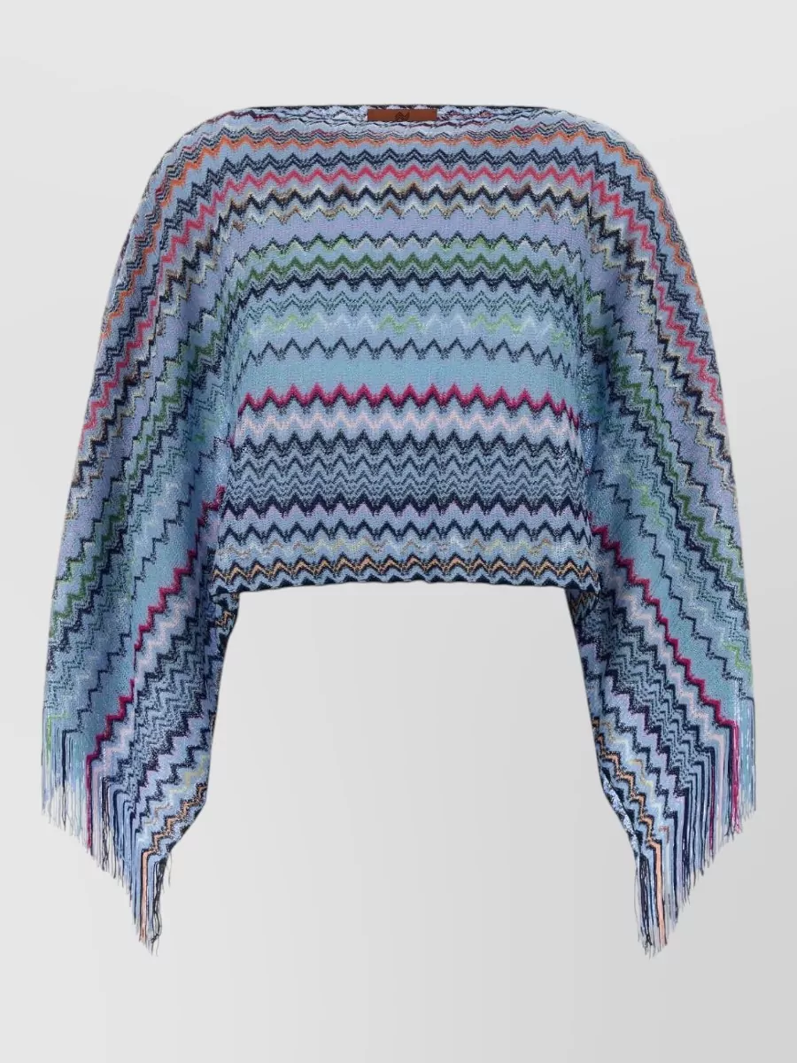 Missoni Embroidered Viscose Cape