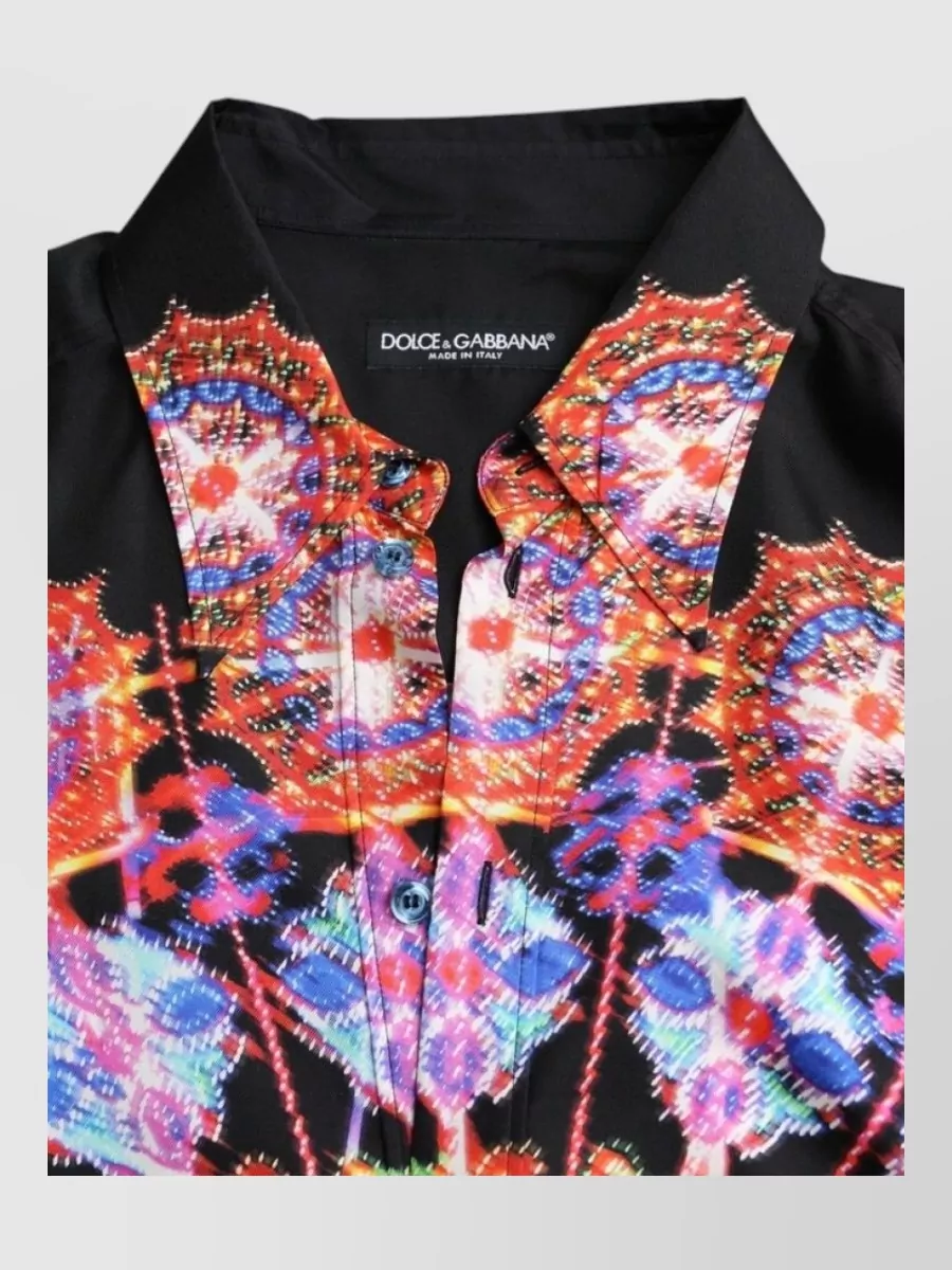Dolce&Gabbana silk printed shirt