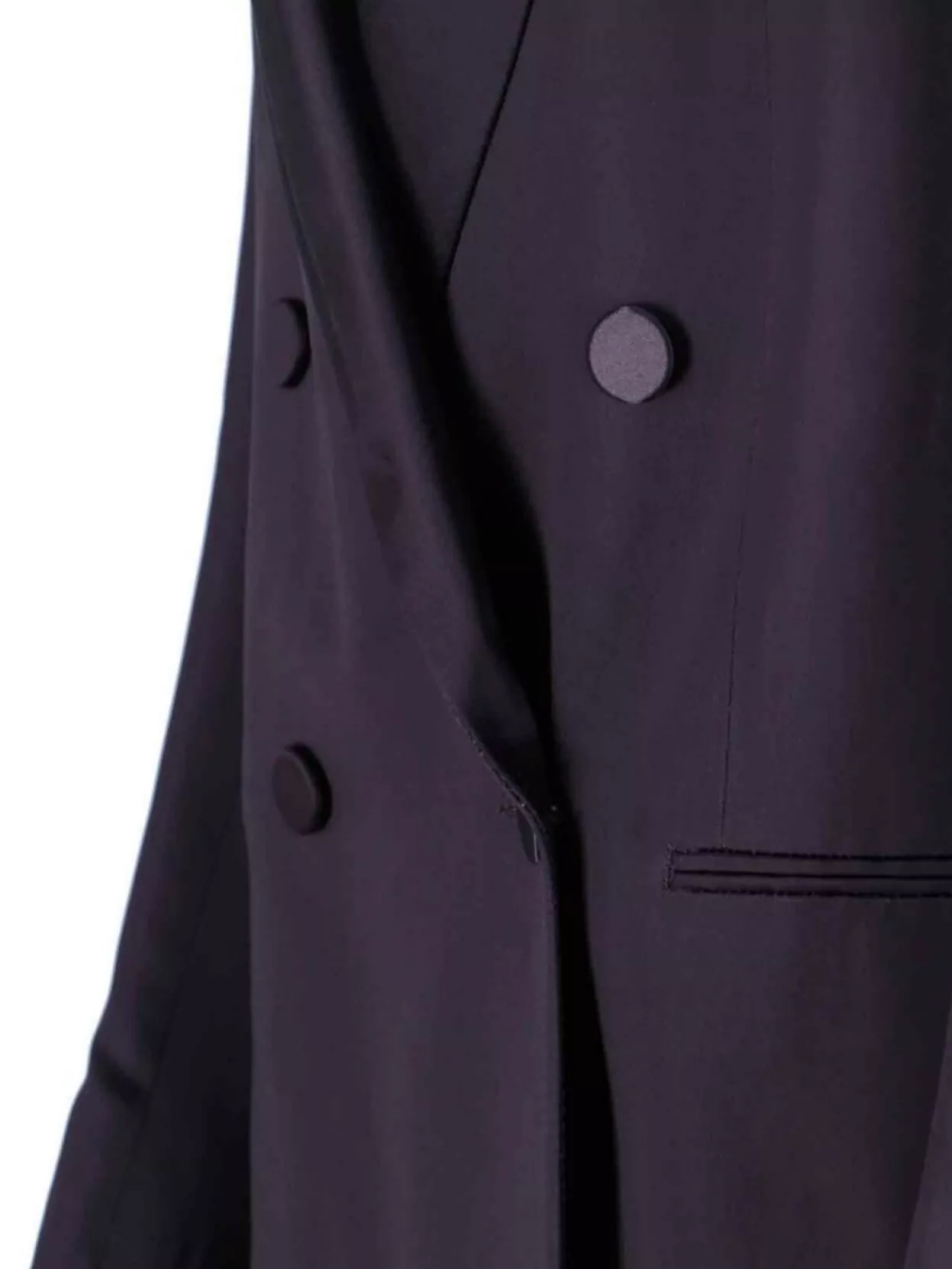 Dries Van Noten Longline Satin Blazer Notched Lapels In Multi