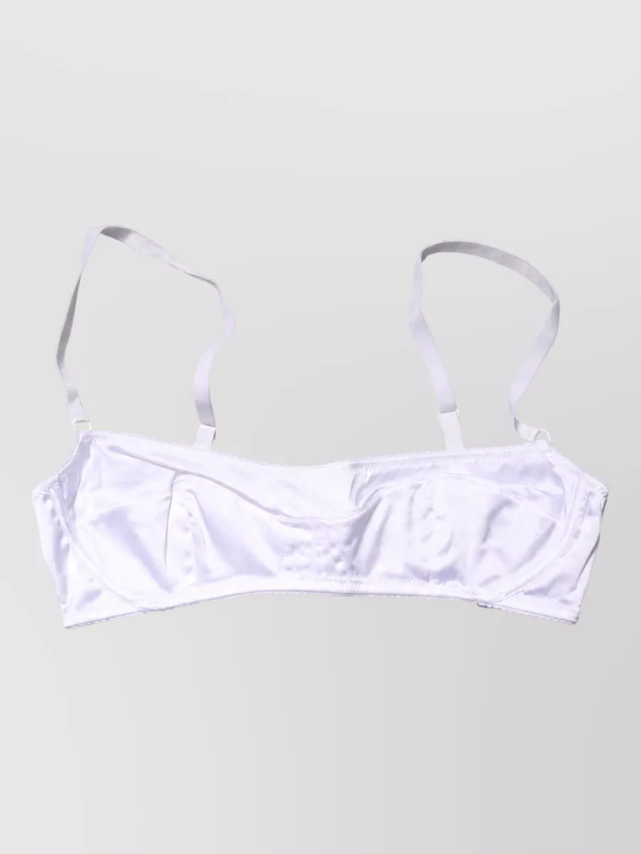 Dolce&Gabbana silk underwire balconette bra