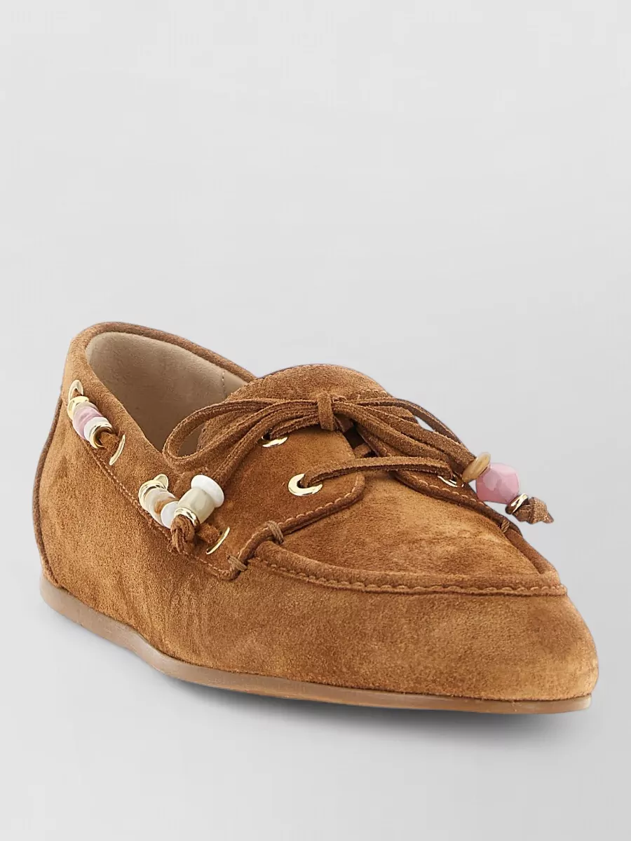 Stuart Weitzman Leather boat shoes