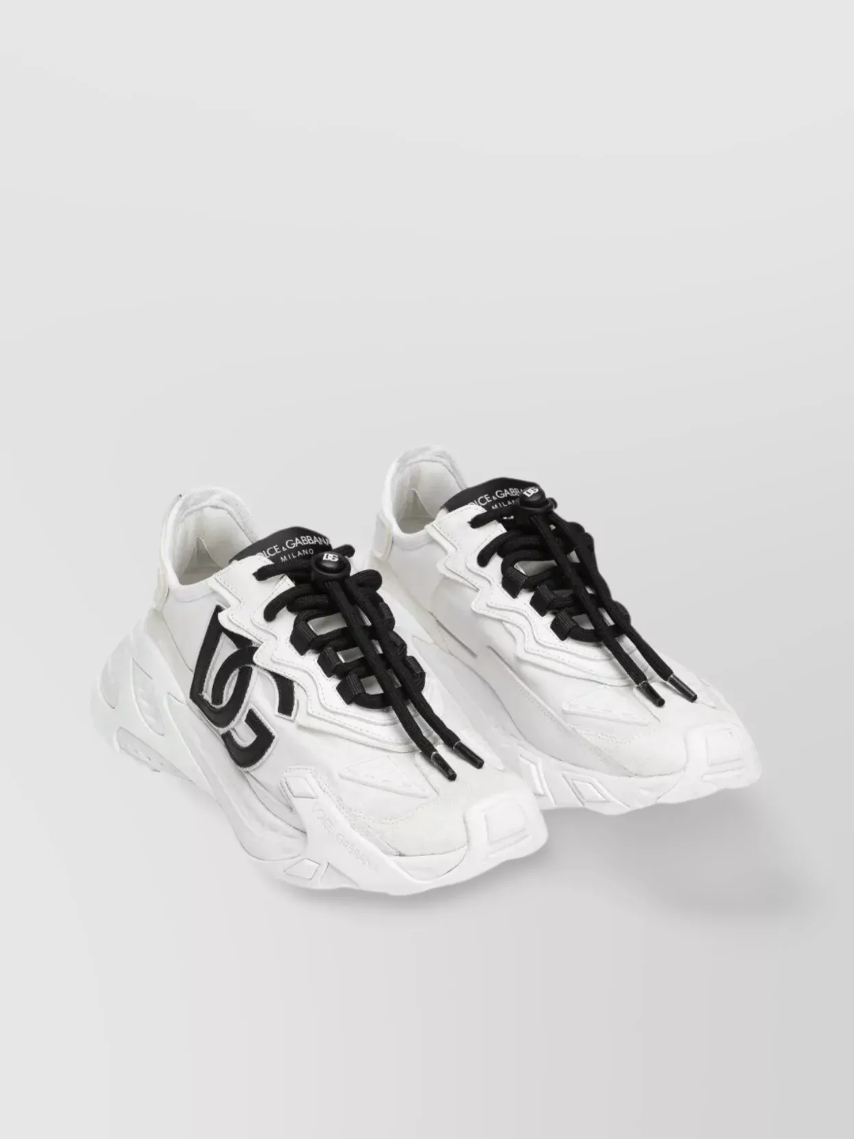 Dolce & Gabbana Day Faster Viscose Fabric Sneakers In Pattern