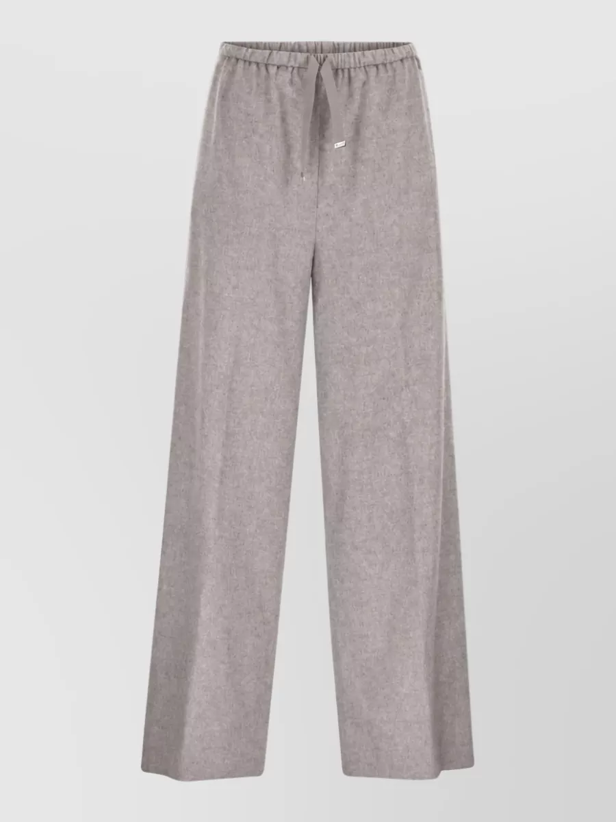 Herno silk cashmere wide-leg trousers