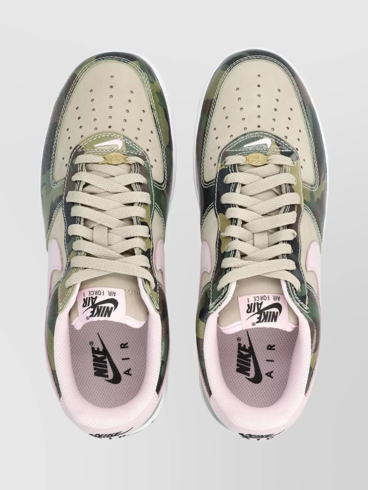 Nike Low Retro Sneakers Featuring Perforated Toe
