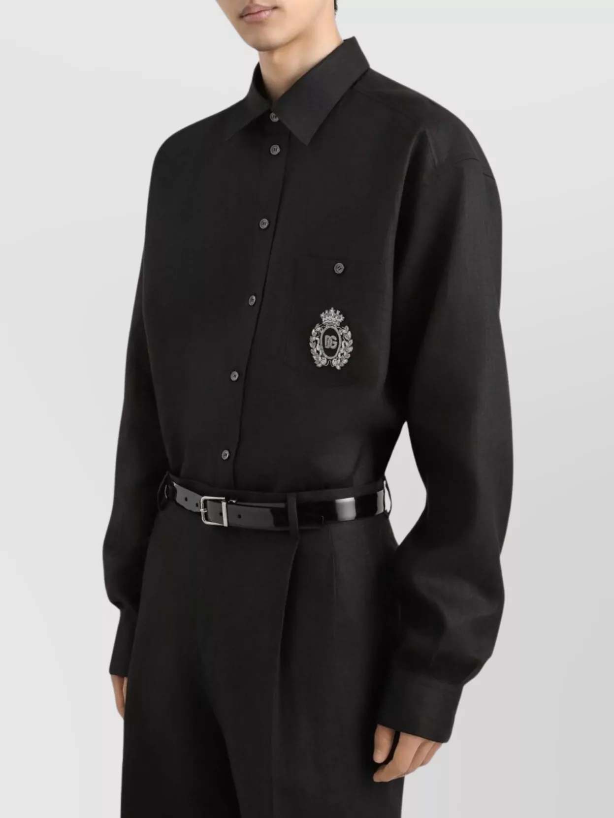 Dolce&Gabbana Shirt Embroidered Button-Down Collar