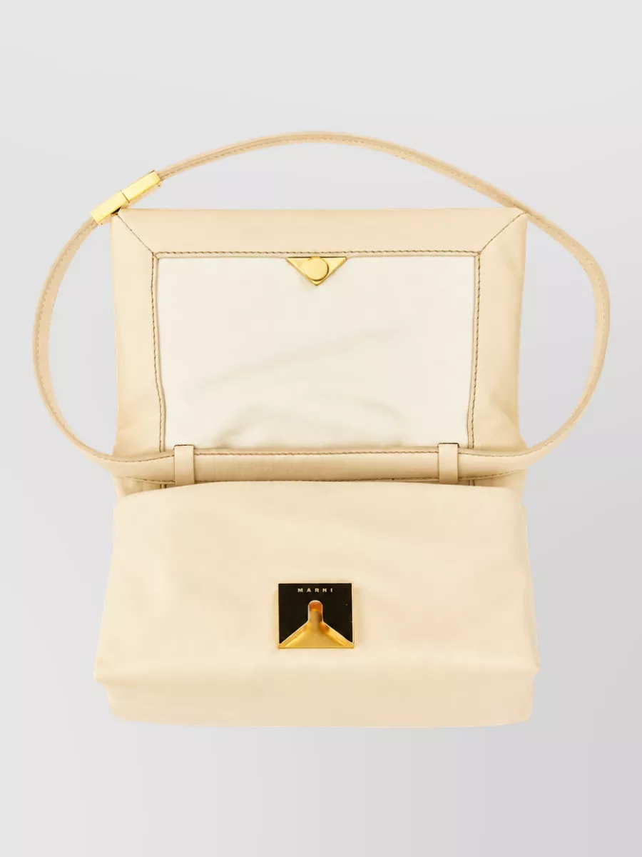 Marni Small Prisma Leather Clutch Bag