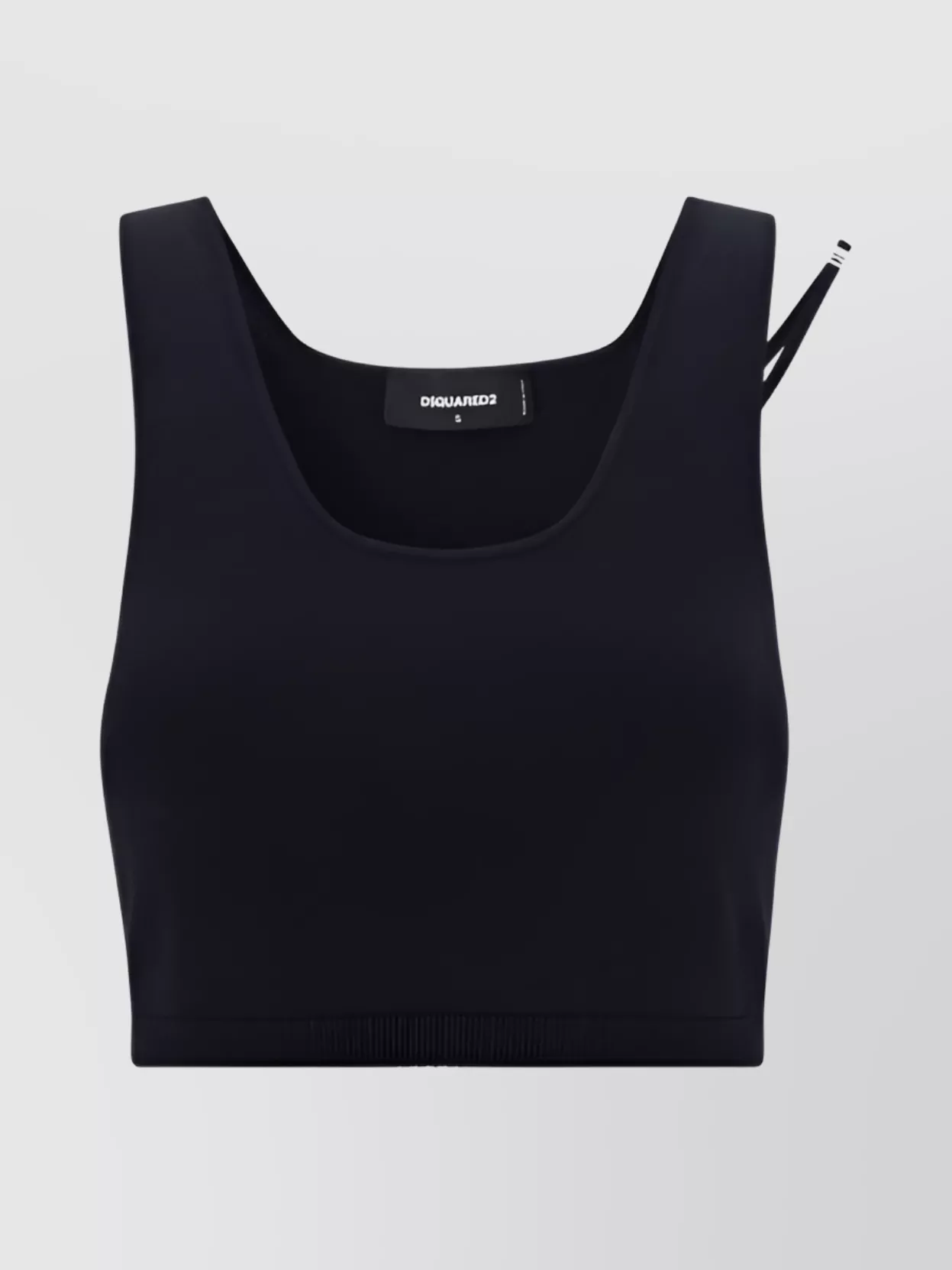 Shop Dsquared2 Sleeveless Knitwear With Shoulder Strap Detail