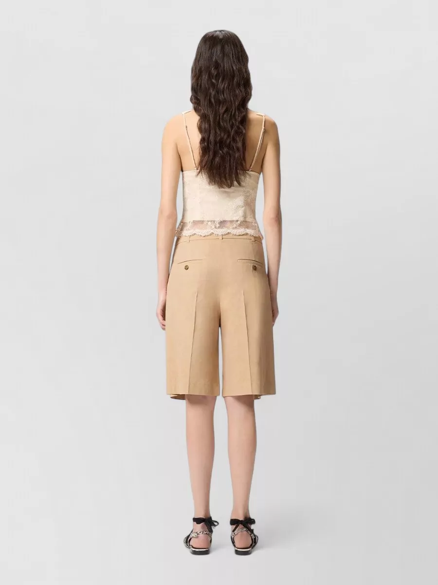 Pinko Linen Bermuda Shorts