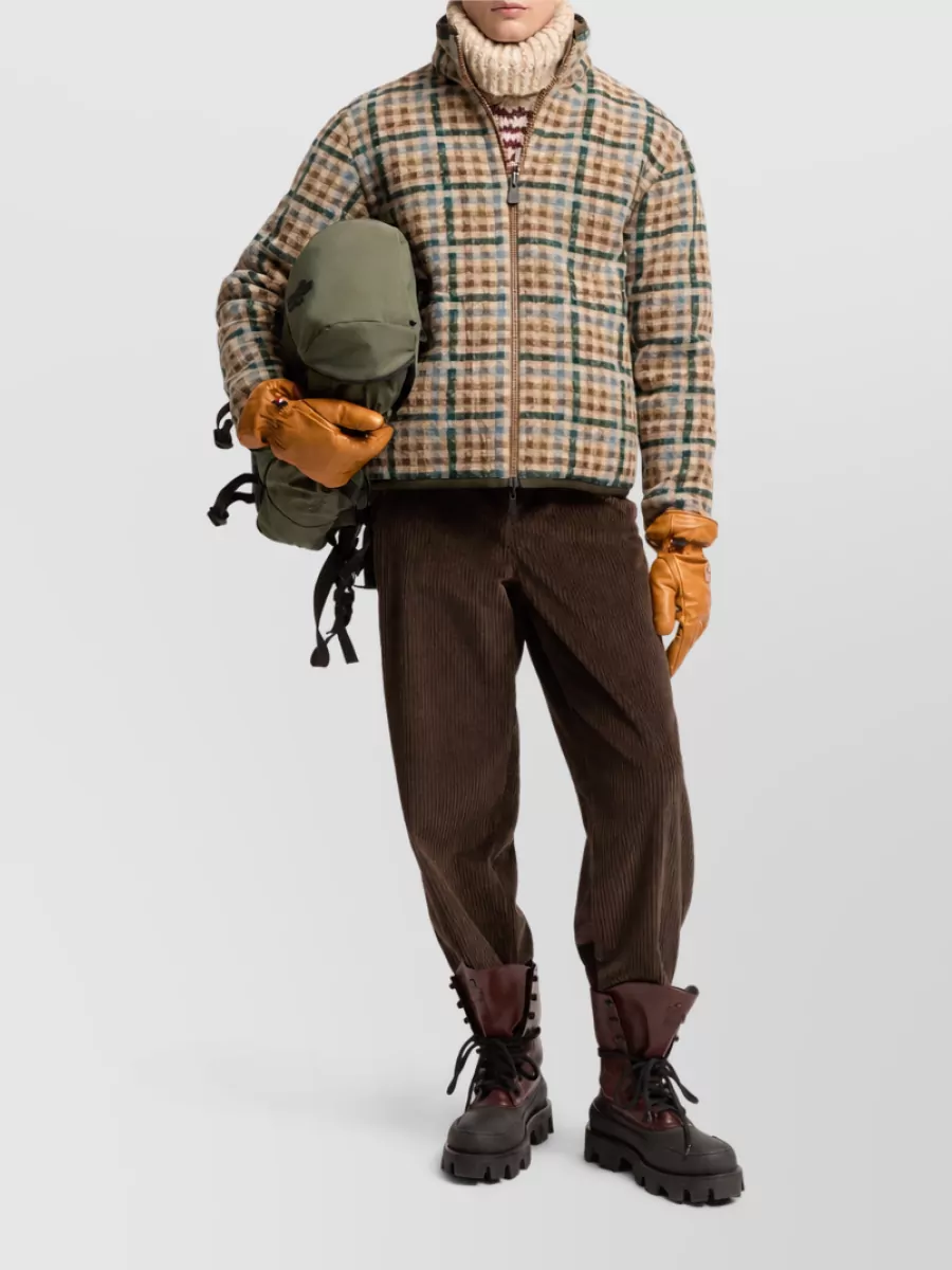 Moncler Reversible Teddy Zip-Up Jacket