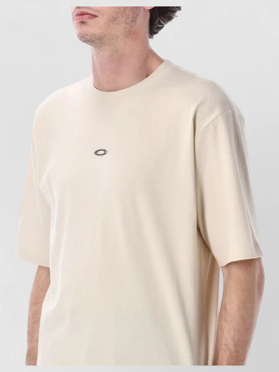 Oakley Cotton Ribbed Crew Neck Short Sleeve T-Shirt