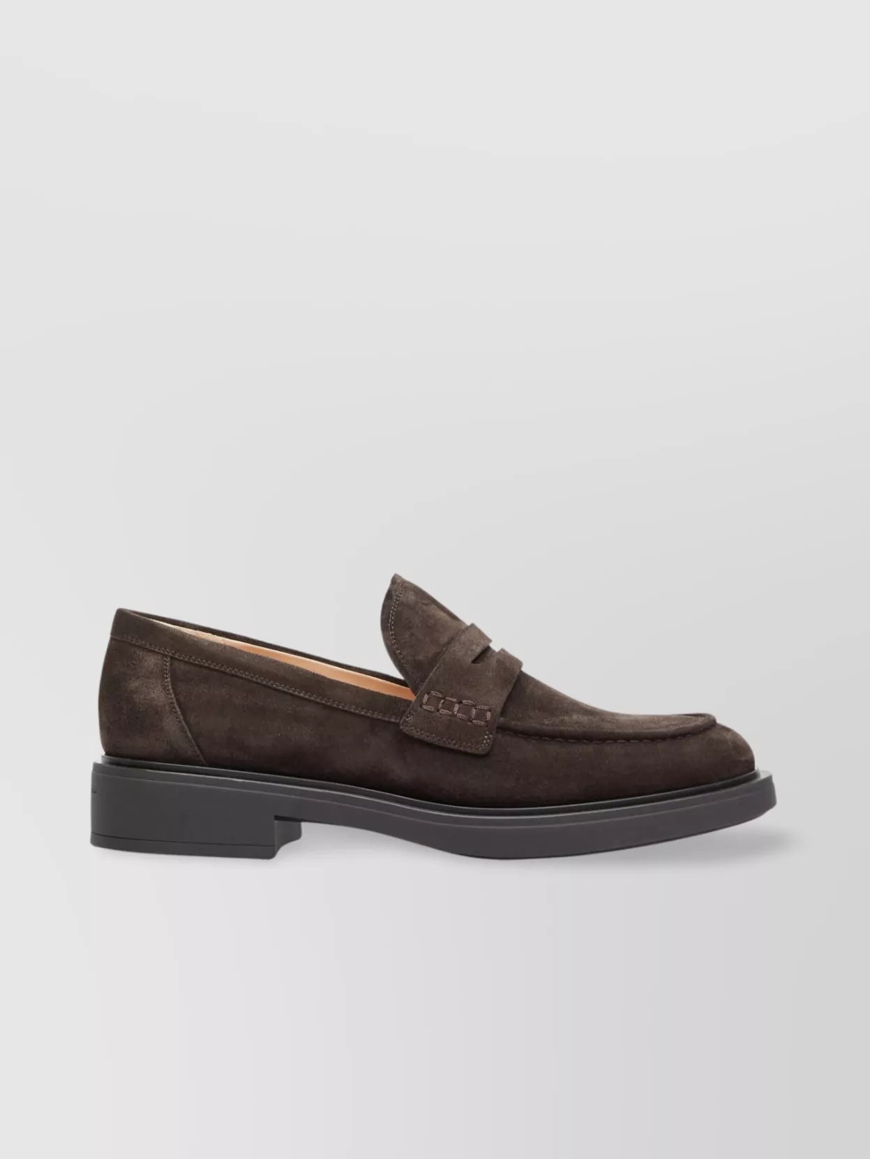 Gianvito Rossi Loafers With Penny Strap And Round Toe