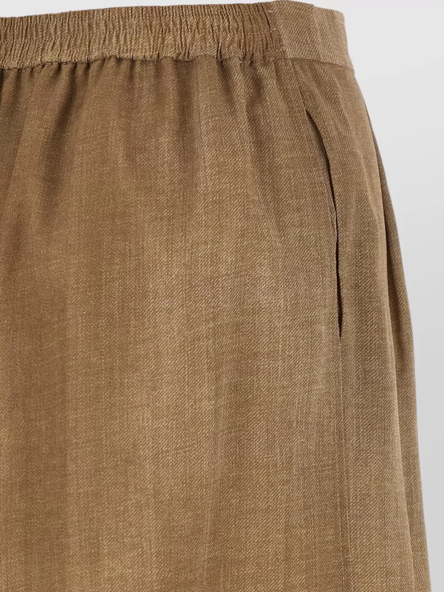 Ermanno Scervino Printed Wide-Leg Cropped Shorts