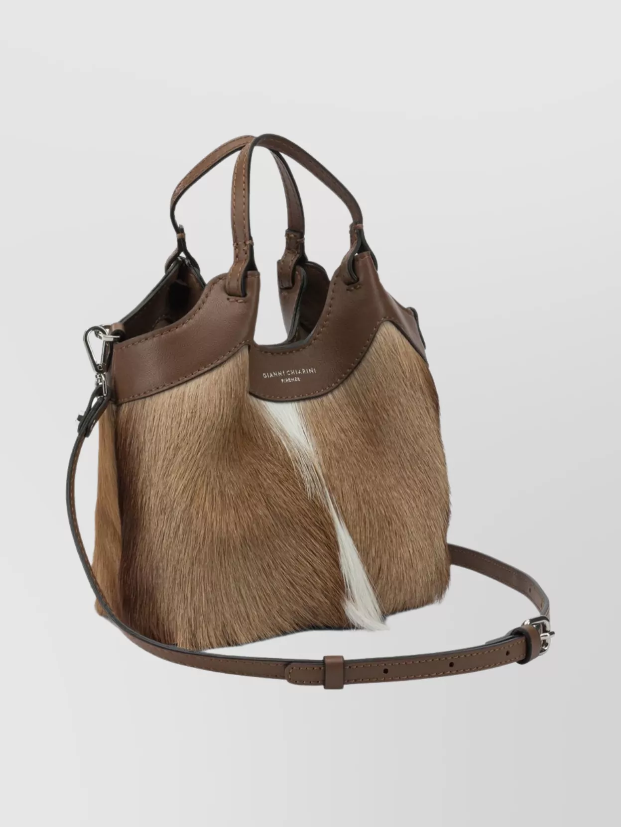 Gianni Chiarini Structured Shoulder Bag Detachable Strap
