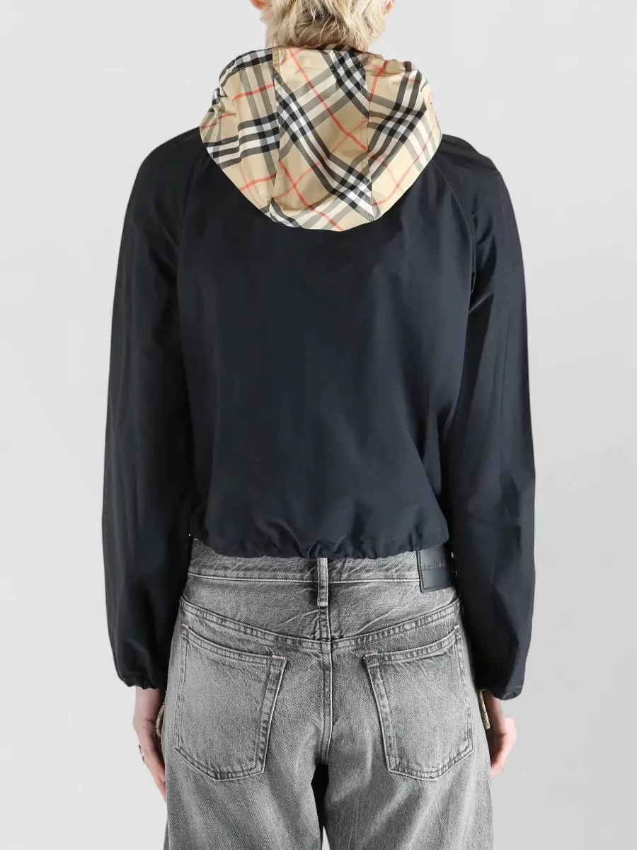 Burberry Cropped Hooded Jacket
