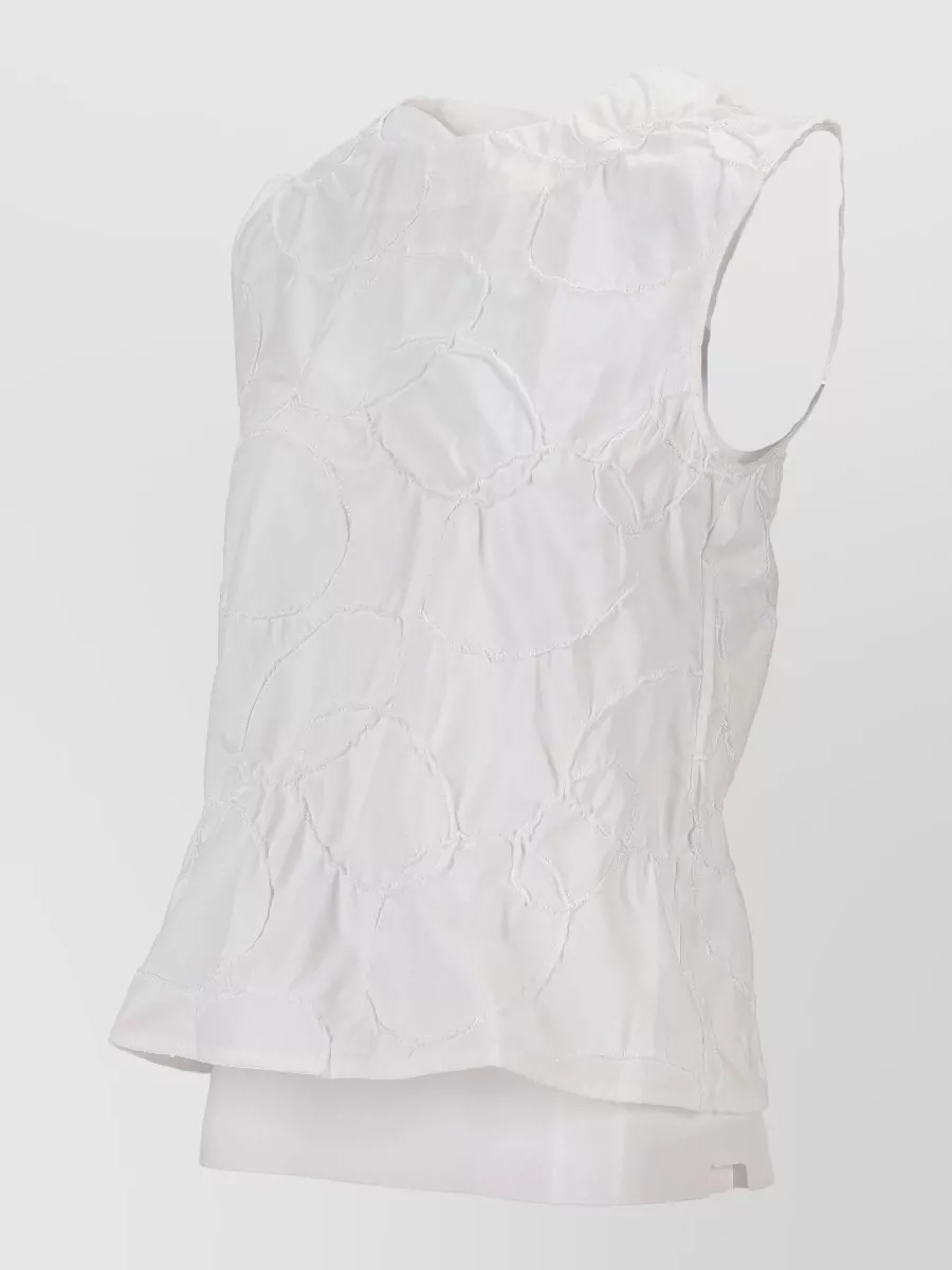 Niccolò Pasqualetti Cotton Embroidered Tank Top