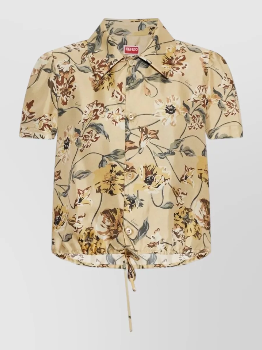 Kenzo silk long-sleeve shirt