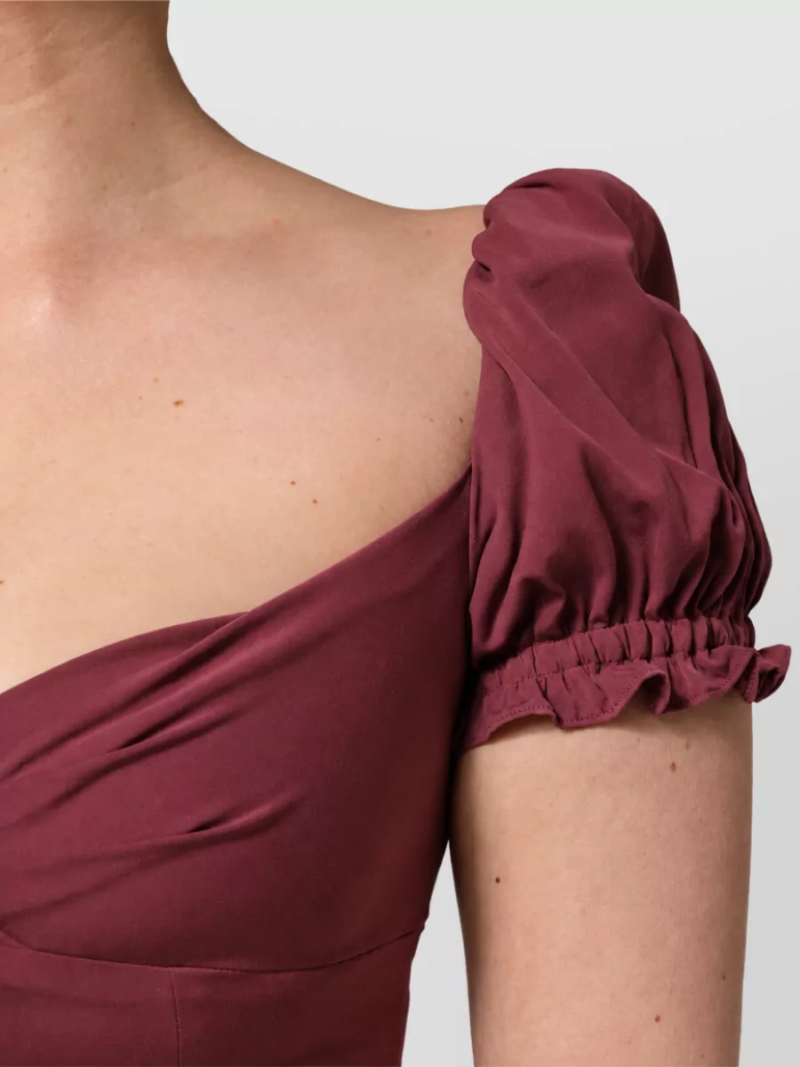 Dolce&Gabbana Silk Sweetheart Midi Dress