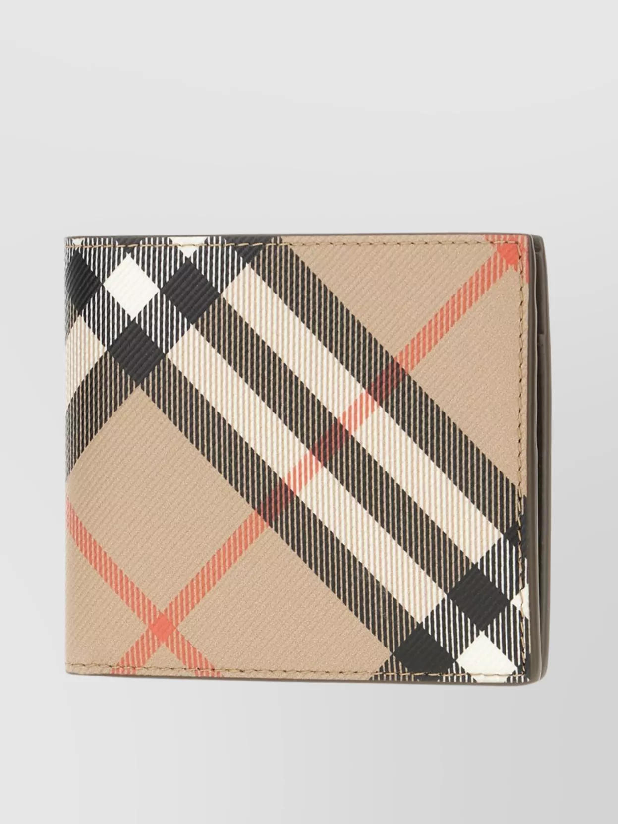 Burberry Folded Check Pattern Wallet