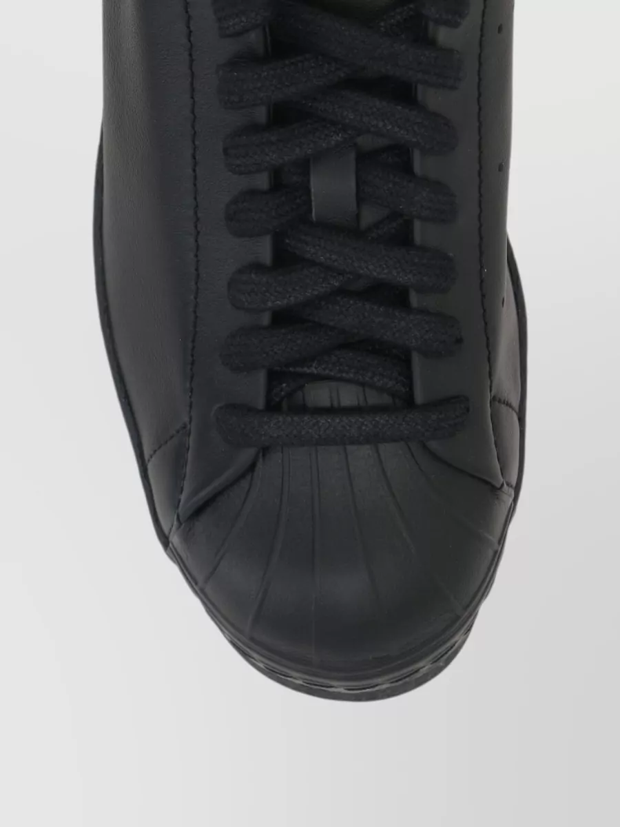 Y-3 Leather Low-Top Sneakers