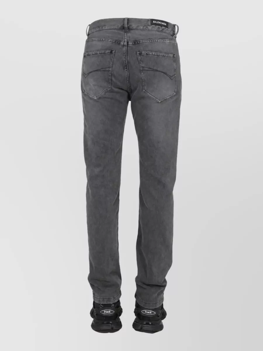 Balenciaga Logo Patch Denim Jeans
