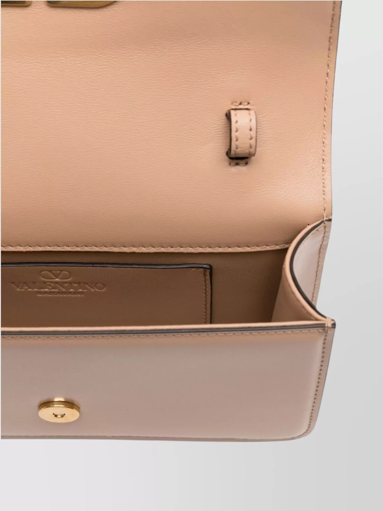 Valentino Garavani Small Leather Shoulder Bag With Chain Strap