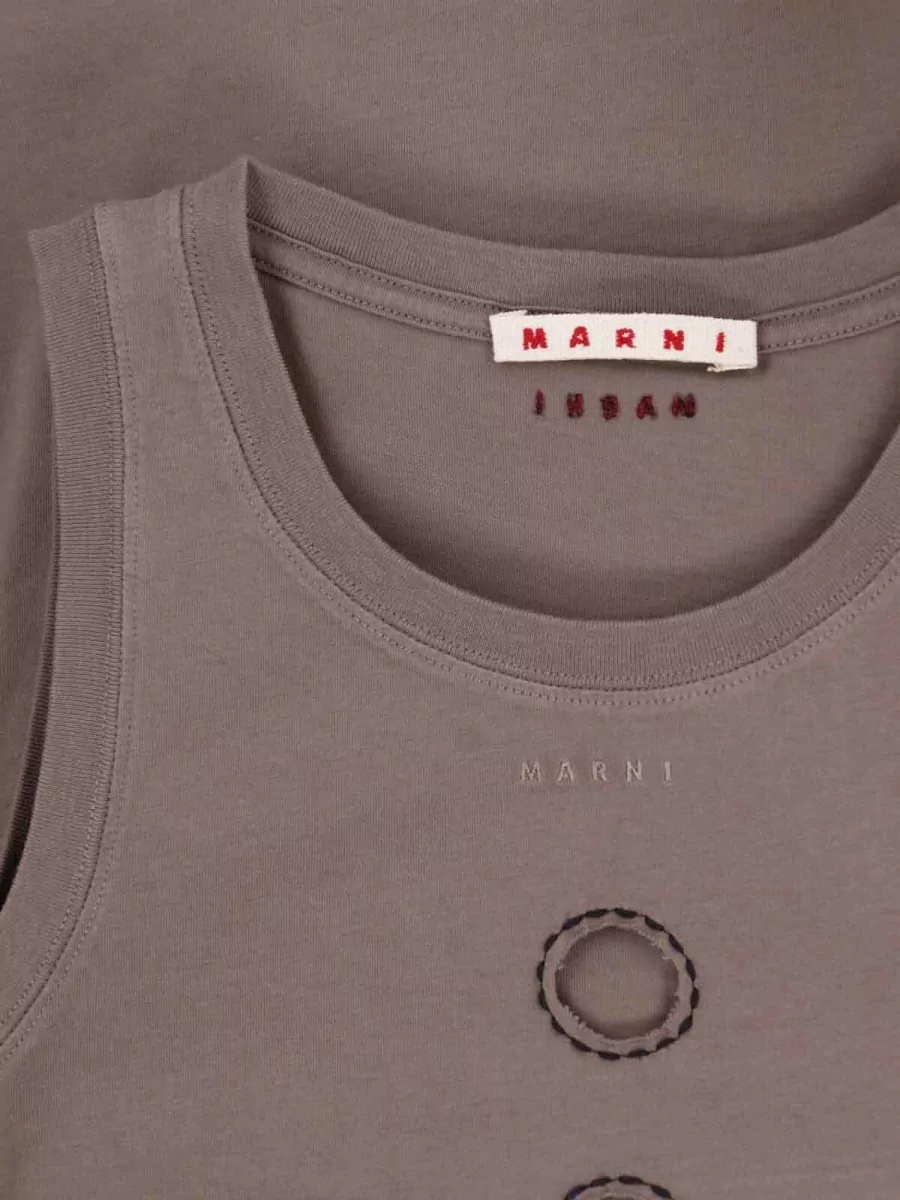 Marni Cotton Long Sleeve Camisole