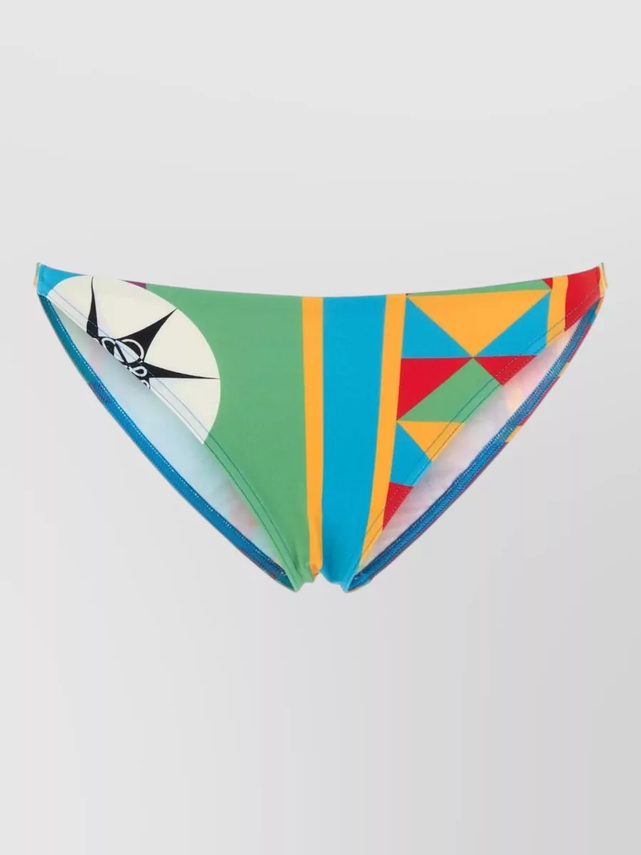 Loewe Paula's Ibiza printed stretch nylon bikini bottoms