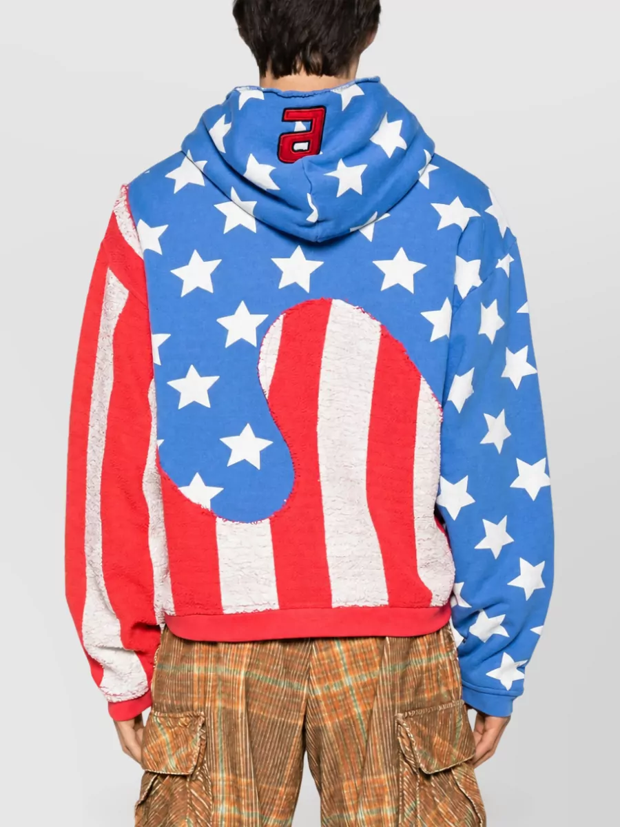 Erl Stars And Stripes Swirl Hoodie