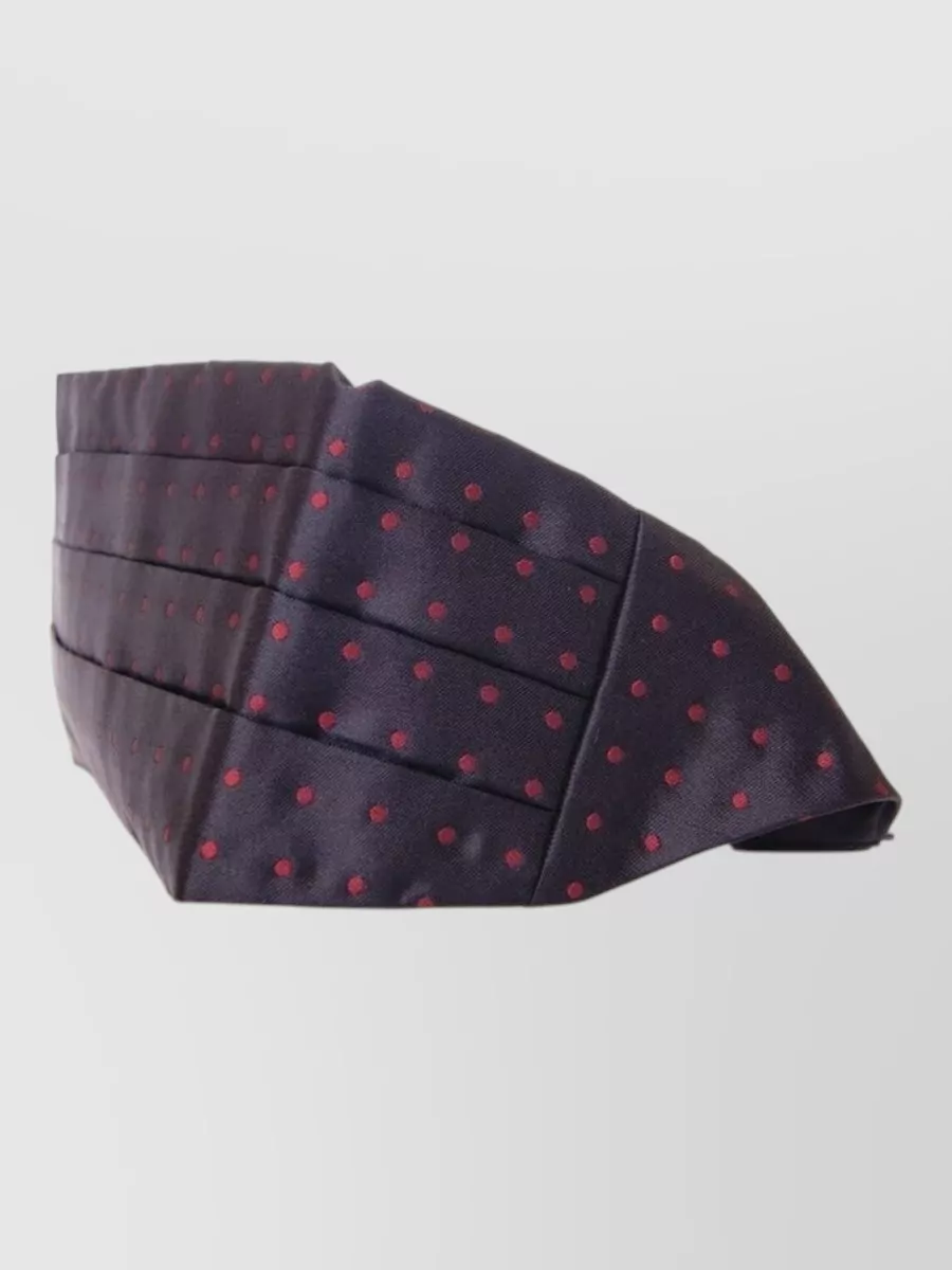 Dolce&Gabbana Silk Polka Dot Cummerbund