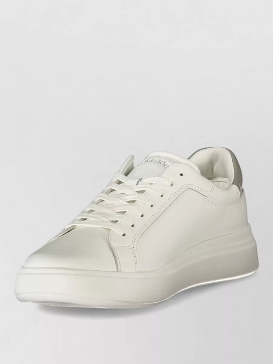 Calvin Klein leather low-top sneakers