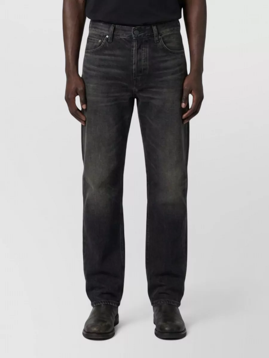 Haikure mid-rise regular-fit straight-leg denim jeans
