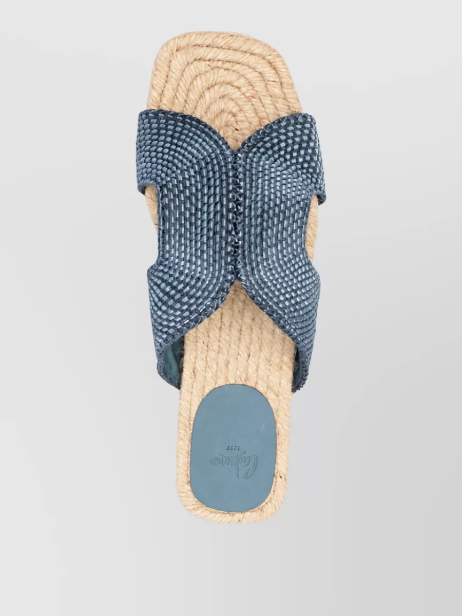Castaner Woven Flat Sandals
