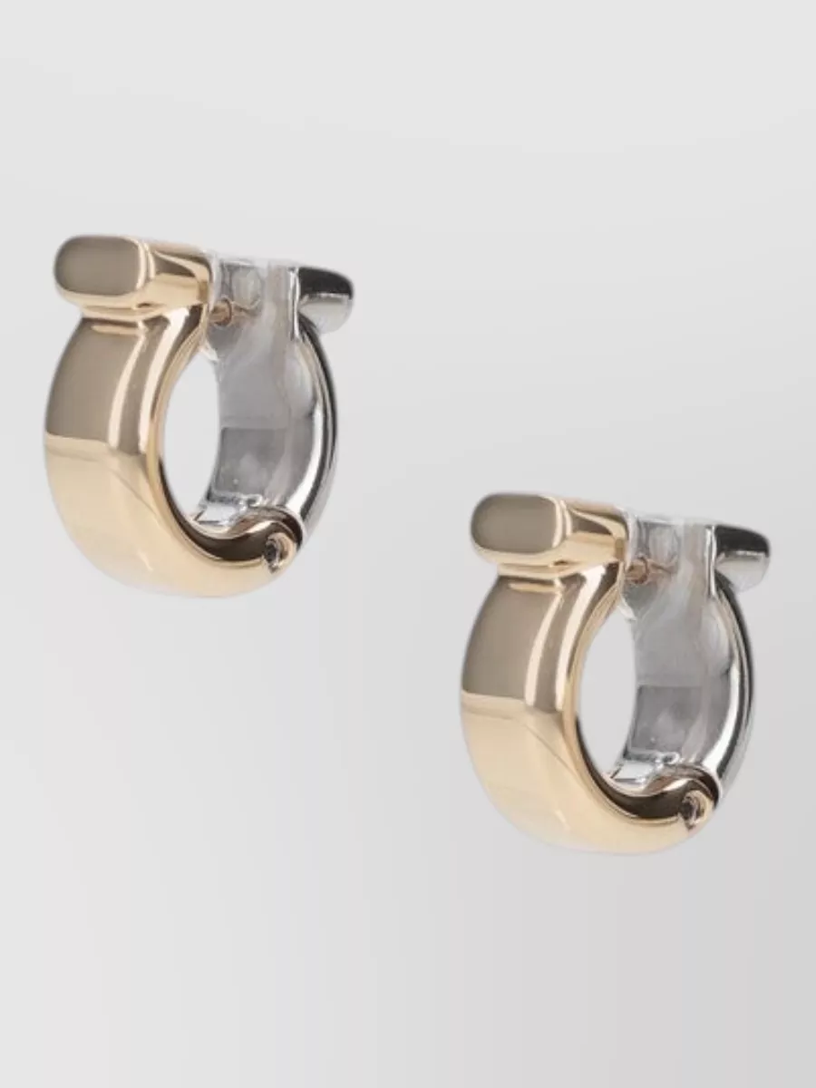 Ferragamo Brass Earrings