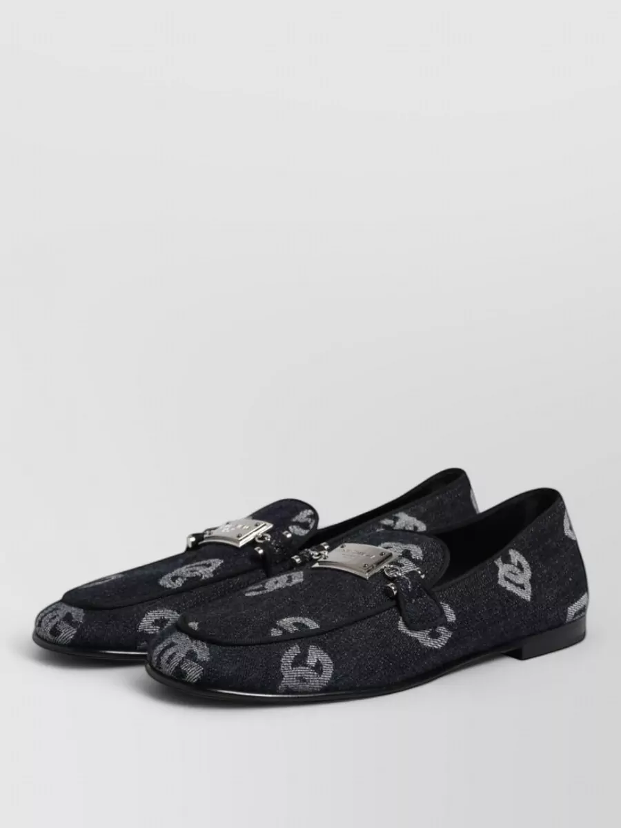 Dolce&Gabbana Logo-Print Loafers