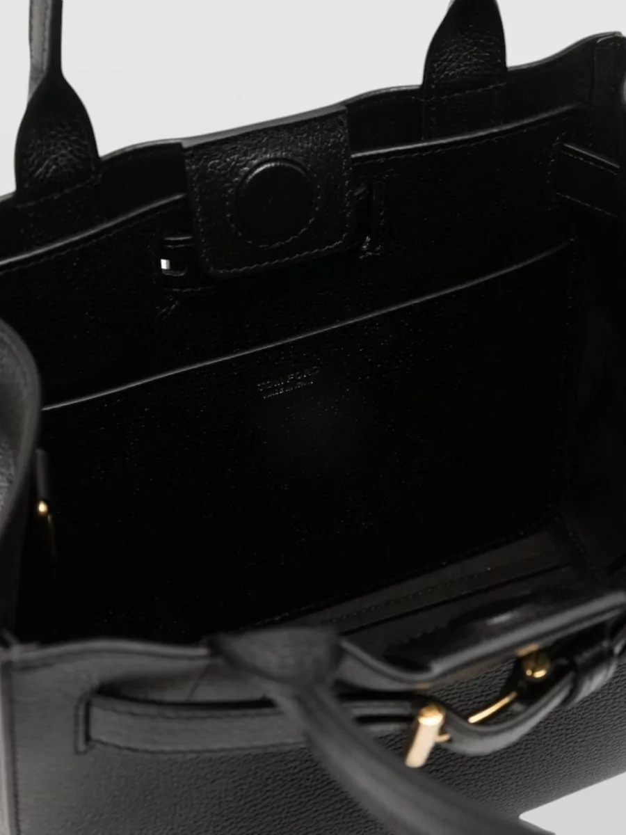 Tom Ford Audrey Leather Small Tote Bag