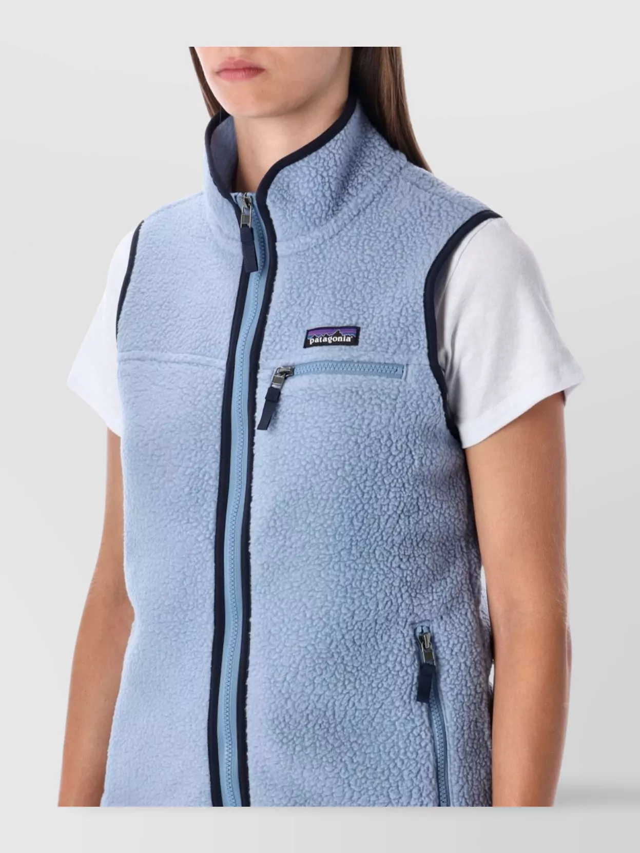 Patagonia Sleeveless Fleece Vest High Collar