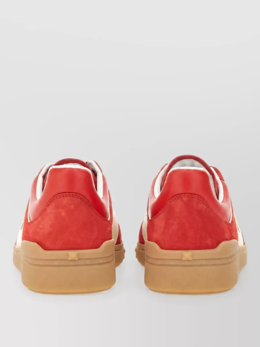 Valentino Garavani Leather Lace-Up Sneakers