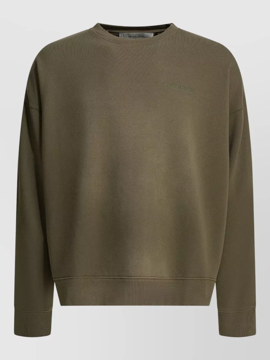 Golden Goose cotton oversized crewneck sweatshirt