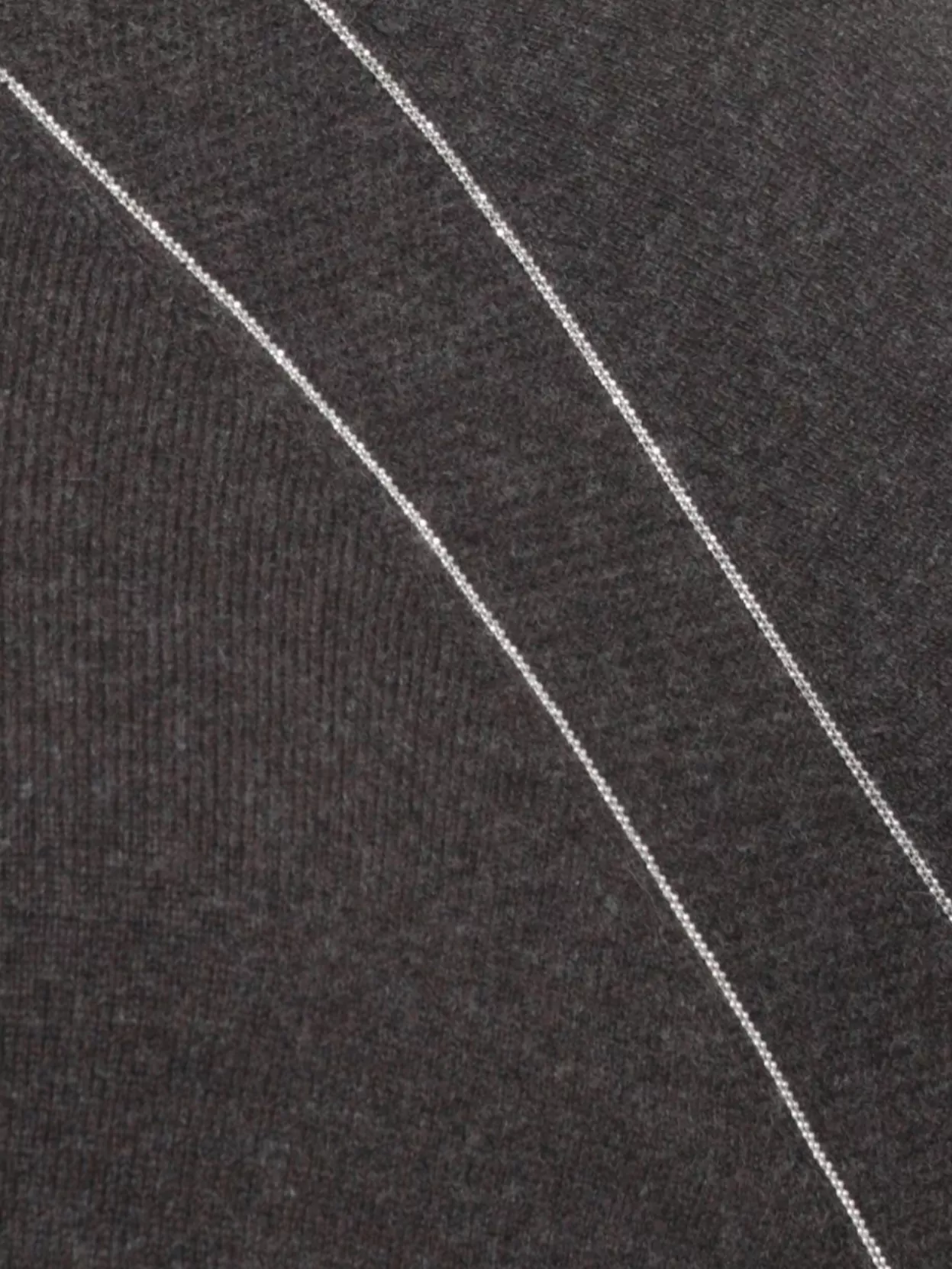 Peserico Knit Sweater With Contrast Stitching And Long Sleeves